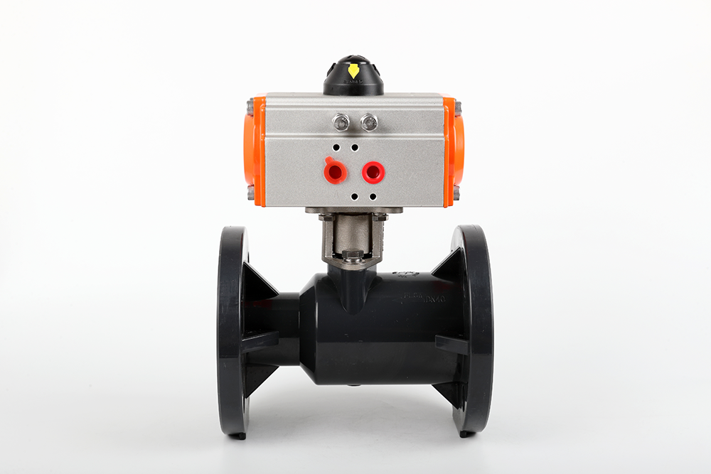 管城回族气动法兰一体球阀